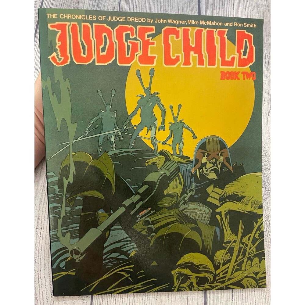 Judge Child Book 2 Judge Dredd Graphic Novel Book By John Wagner, Titan, 1983